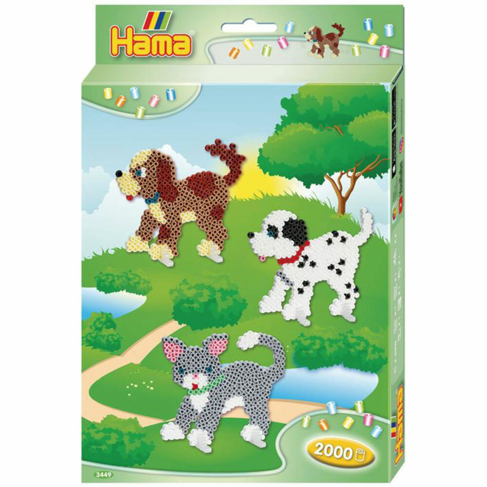 Hama iron-on beads small gift pack dog and cat