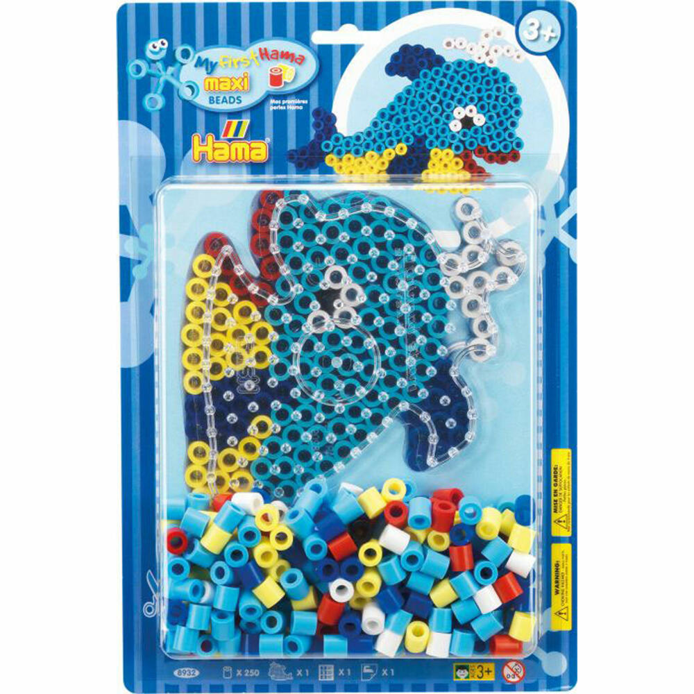 Hama Iron-On Beads Maxi Beads Whale 250 Pieces