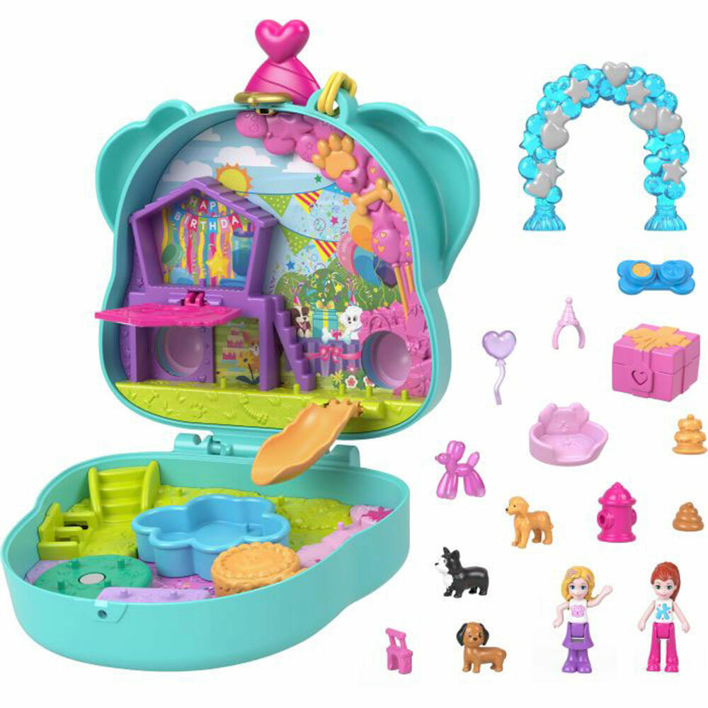 Mattel HKV30 Polly Pocket Doggy Birthday Bash
