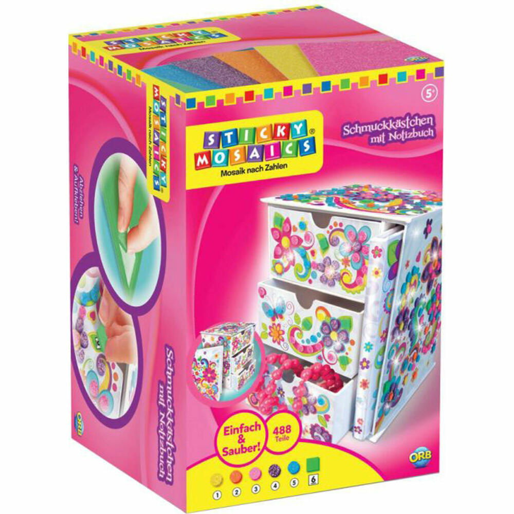 Invento Sticky Mosaics Jewelry Box with Notebook