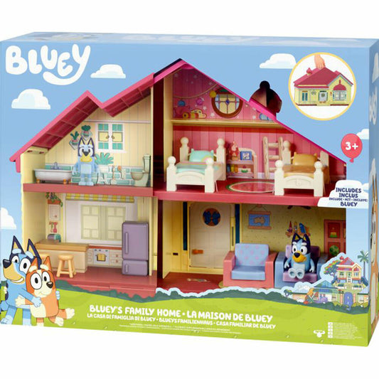 mooseToys BLUEY Haus Spielset, Spielhaus, Puppenhaus, Spielzeug, Haus, 13024