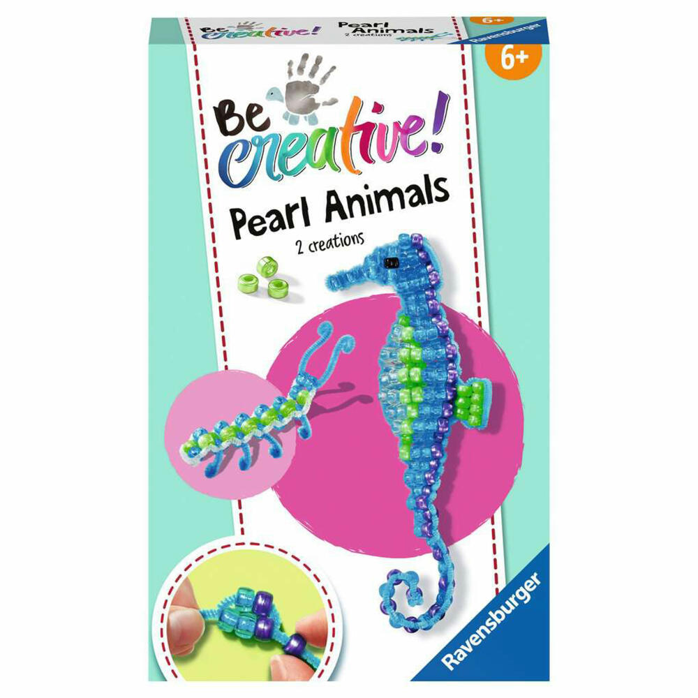 Ravensburger BeCreative Bead Animal Seahorse, seahorse, beaded animals, DIY, craft set, craft set, crafting, 18428