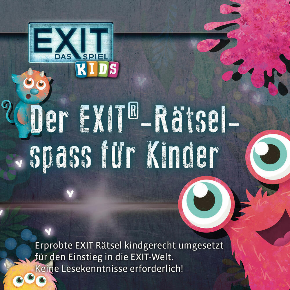 KOSMOS EXIT Kids Monster Puzzle Fun, Family Game, Puzzle Game, Escape Room Game, Children, 683733