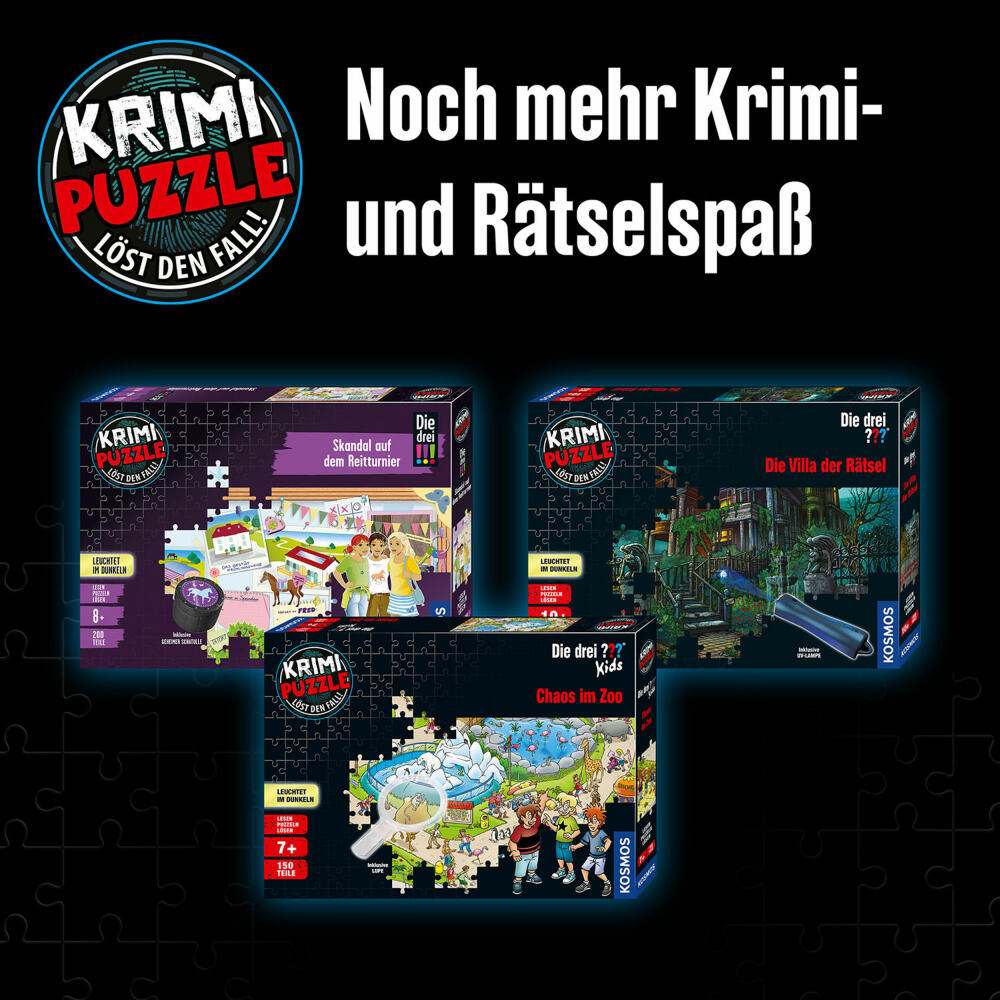 KOSMOS Crime Puzzle The Three ??? Kids Beware, Slime Trap!, Crime Puzzle, Story Puzzle, Short Story, Riddle, Game, Children, 683474