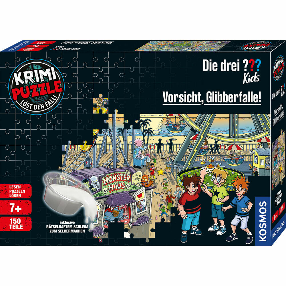 KOSMOS Crime Puzzle The Three ??? Kids Beware, Slime Trap!, Crime Puzzle, Story Puzzle, Short Story, Riddle, Game, Children, 683474