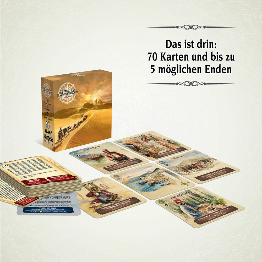 KOSMOS Cartaventura - Caravans, Card Game, Adventure Game, Cooperative Game, 683627