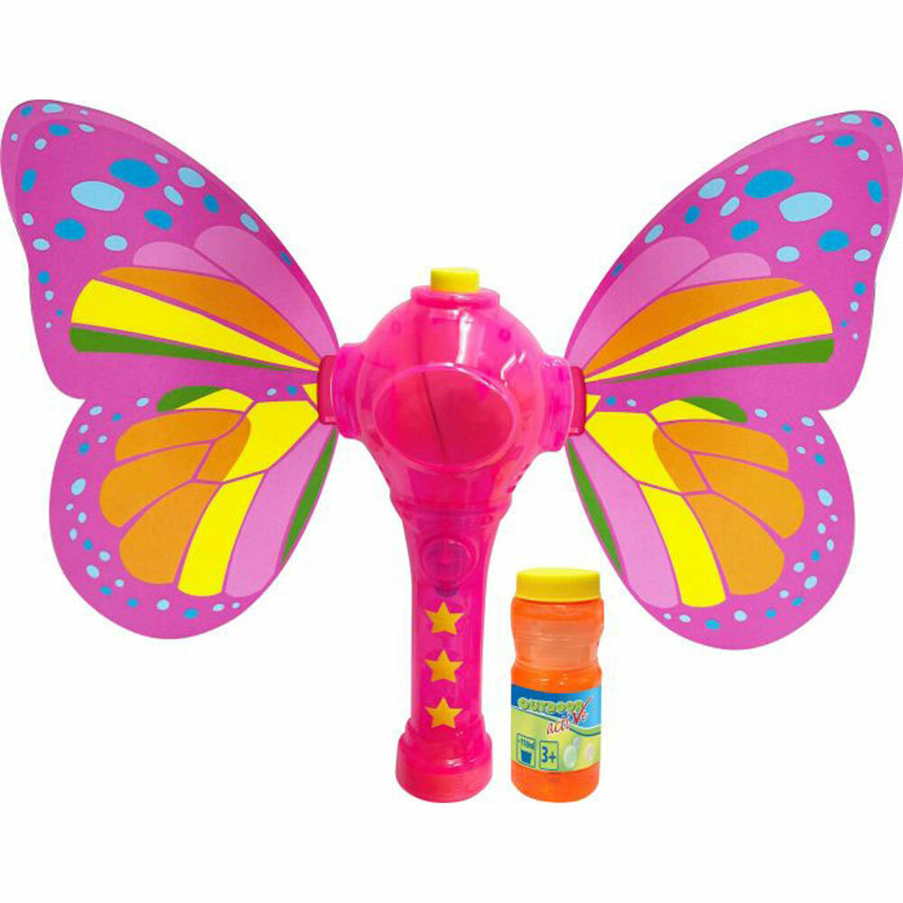 Outdoor active soap bubbles butterfly with light, 118 ml