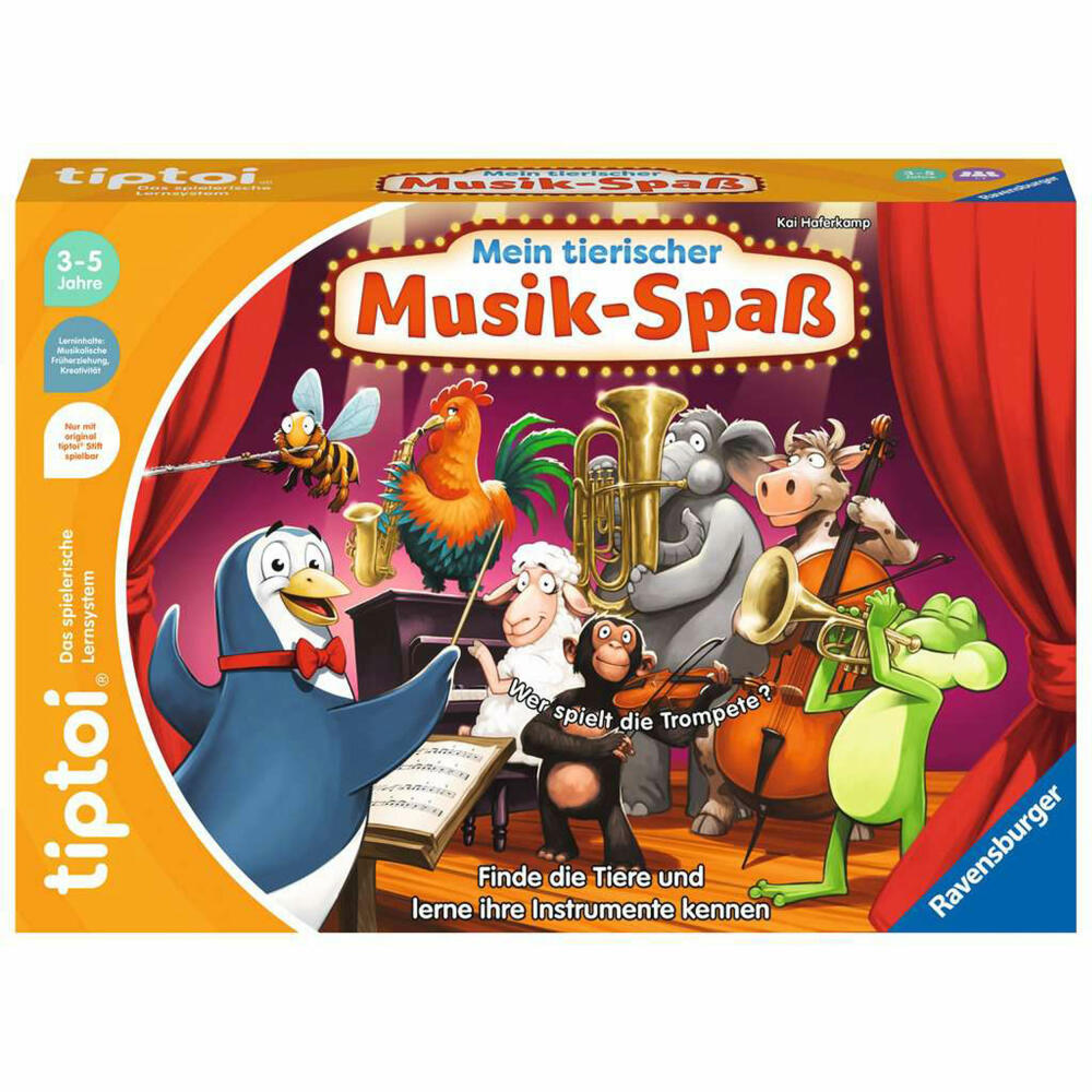 Ravensburger tiptoi My animal music fun, music game, educational game, children's game, children, 00169