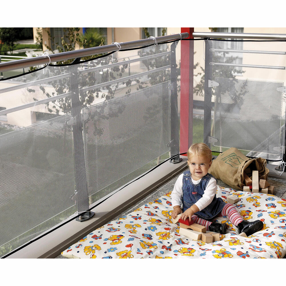 reer Balkonnetz, Balkon Netz, Schutznetz, Kindersicherheitsnetz, Kindersicherung, Kinder Sicherung, Sicherheit, 71743