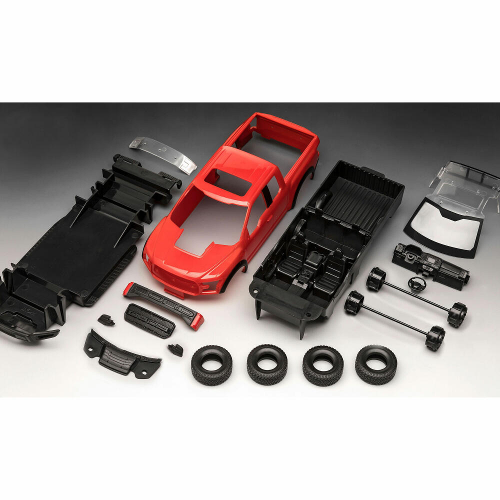 Revell Modellbausatz Ford F-150 Raptor, Pick-Up, Geländewagen, Easy Click System, ohne Kleben, 18 Teile, ab 10 Jahren, 07048