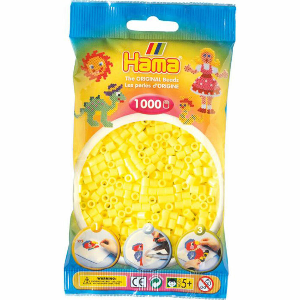 Hama Iron-On Beads Midi - Pastel Yellow 1000 Beads