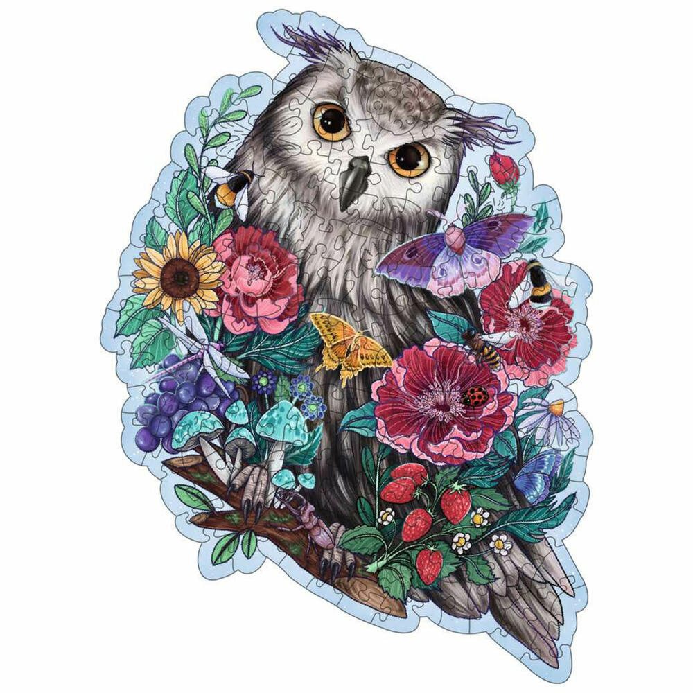 Ravensburger Wooden Puzzles Mysterious Owl, Puzzle, Wooden Puzzle, Children, 150 Pieces, 17511
