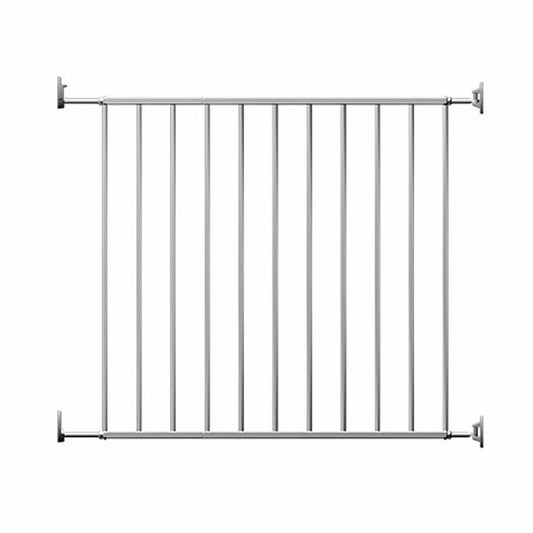 reer Basic Schraubgitter, Türgitter, Treppengitter, Treppenschutzgitter, Schutzgitter, Zum Schrauben, Metall, Breite 68 - 106 cm, 46101