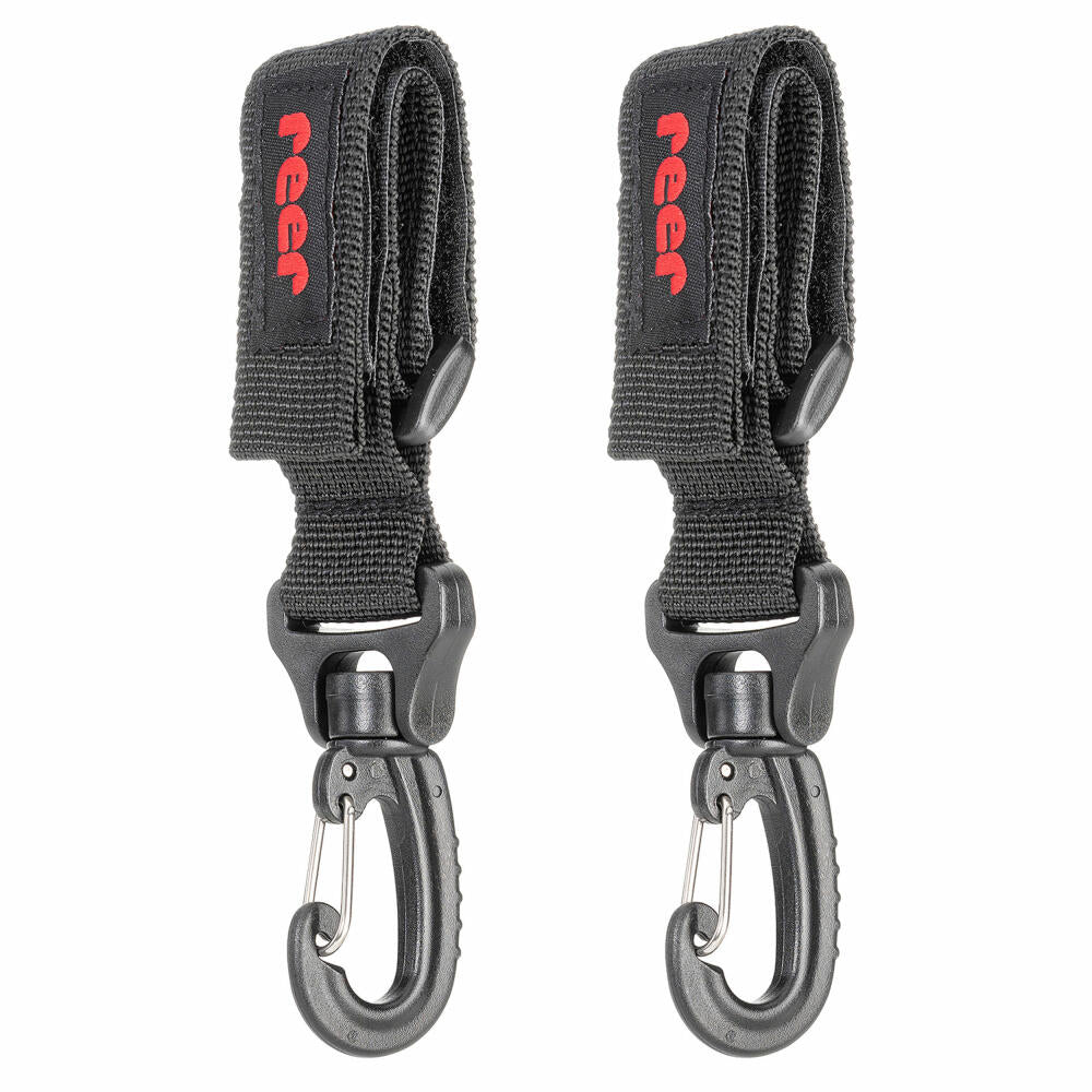 reer Clip&Go Hook Kinderwagenhaken, 2er Set, Kinderwagen Haken, Befestigung Wickeltasche, 84101