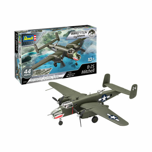Revell plug-in model kit B-25 Mitchell easy-click system, aircraft, 44 parts, 03650