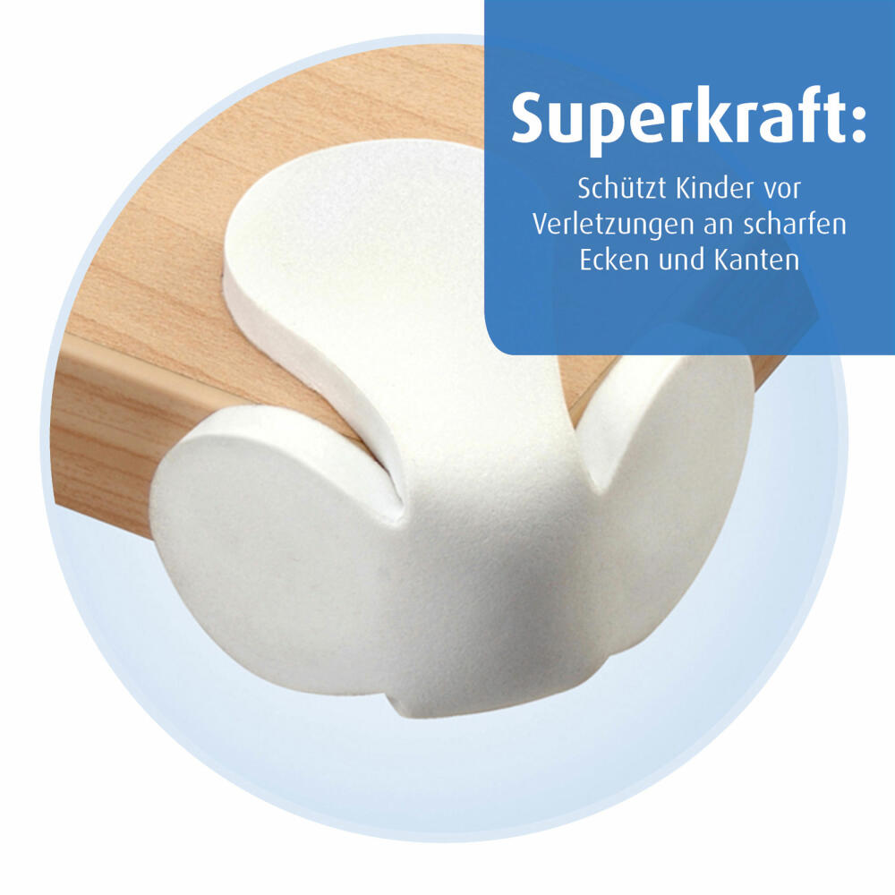 reer Eckenschutz Leuchtend, 2er Set, Ecken Schutz, Stoßschutz, Kindersicherung, Kinder Sicherung, 8398 B