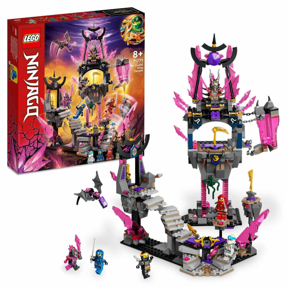 LEGO Ninjago The Temple of the Crystal King, 703 pcs., building set, construction set, building blocks, toy, ages 8 and up, 71771