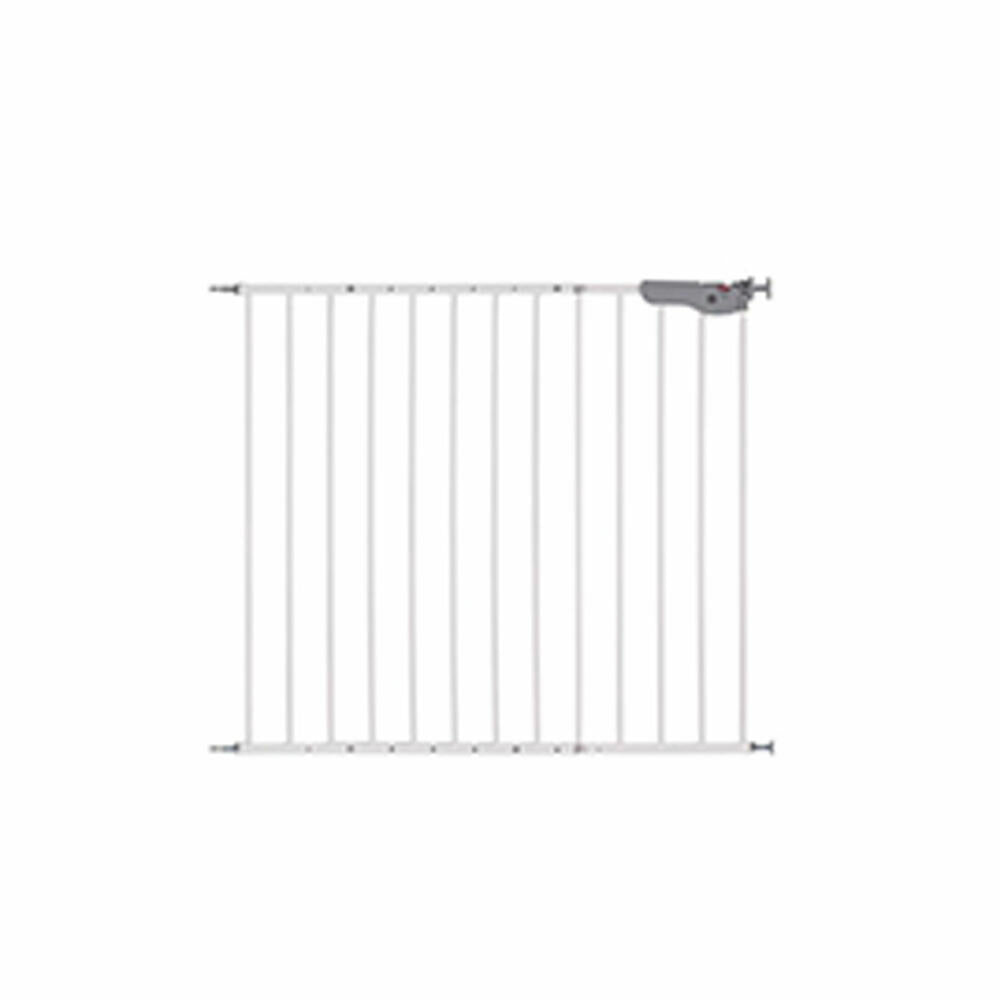 reer S-Gate Schraubgitter, Türgitter, Treppengitter, Treppenschutzgitter, Schutzgitter, Active-Lock, Zum Schrauben, Metall, Breite 73 - 110 cm, 46115
