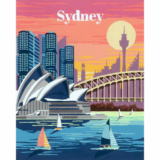 Ravensburger Malen nach Zahlen Colorful Sydney, Malset, Malvorlage, Malen, 23526