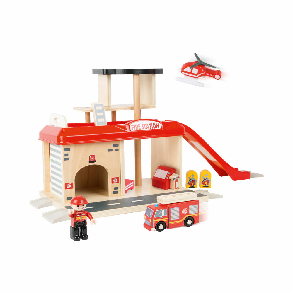 Legler small foot world fire station with accessories, from 3 years, 10900