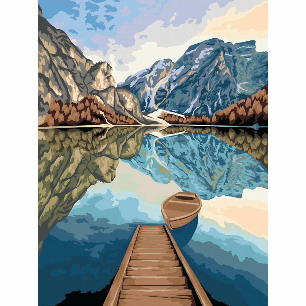 Ravensburger CreArt Lake Views, painting by numbers, painting set, coloring page, painting, 23612