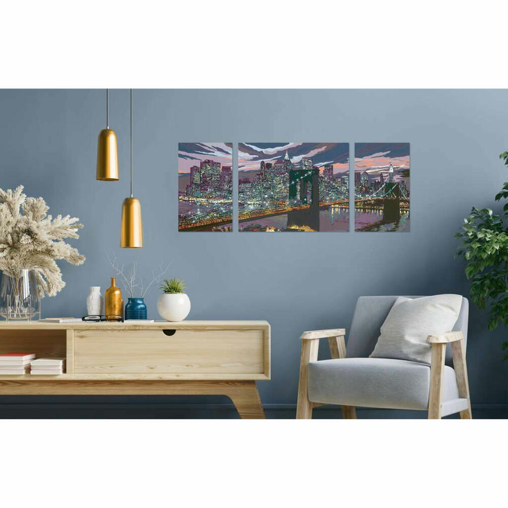 Ravensburger CreArt New York Skyline, Malen nach Zahlen, Malset, Malvorlage, Malen, 23551