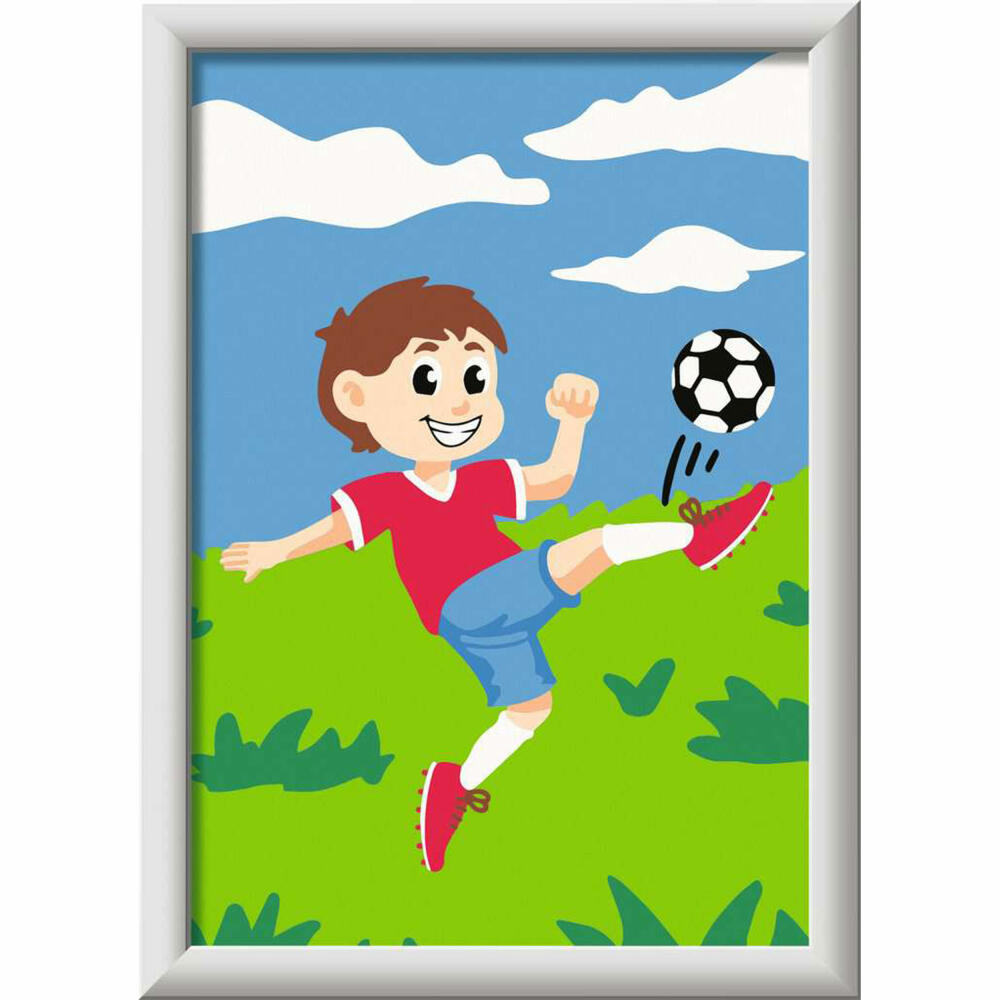 Ravensburger Malen nach Zahlen Spaß am Fußball, Malset, Malvorlage, Malen, 23761