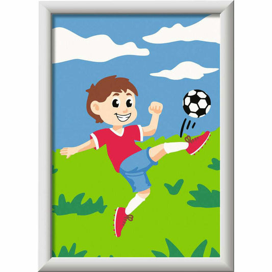 Ravensburger Paint by Numbers Fun with Football, Painting Set, Coloring Page, Painting, 23761