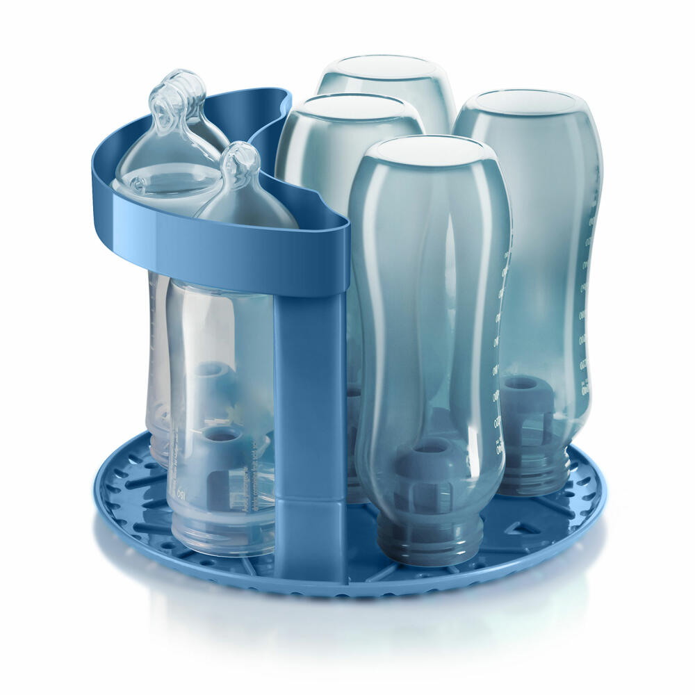 reer VapoMat Vaporisator, Desinfektionsgerät, Dampfsterilisator, Sterilisator, für 6 Babyflaschen, 36020