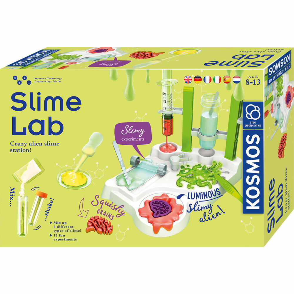 KOSMOS Slime Lab / Slime Lab, Experiment Kit, Children, Multilingual, 616878