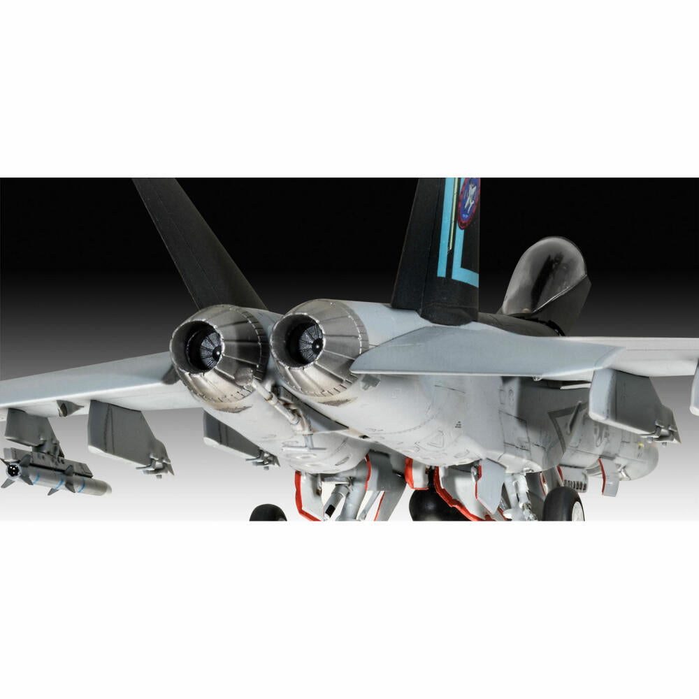 Revell Modellbausatz Movie Set TOP GUN, F-14D Super Tomcat, F/A-18E Super Hornet, Modell Bausatz, 202 Teile, ab 12 Jahre, 05677