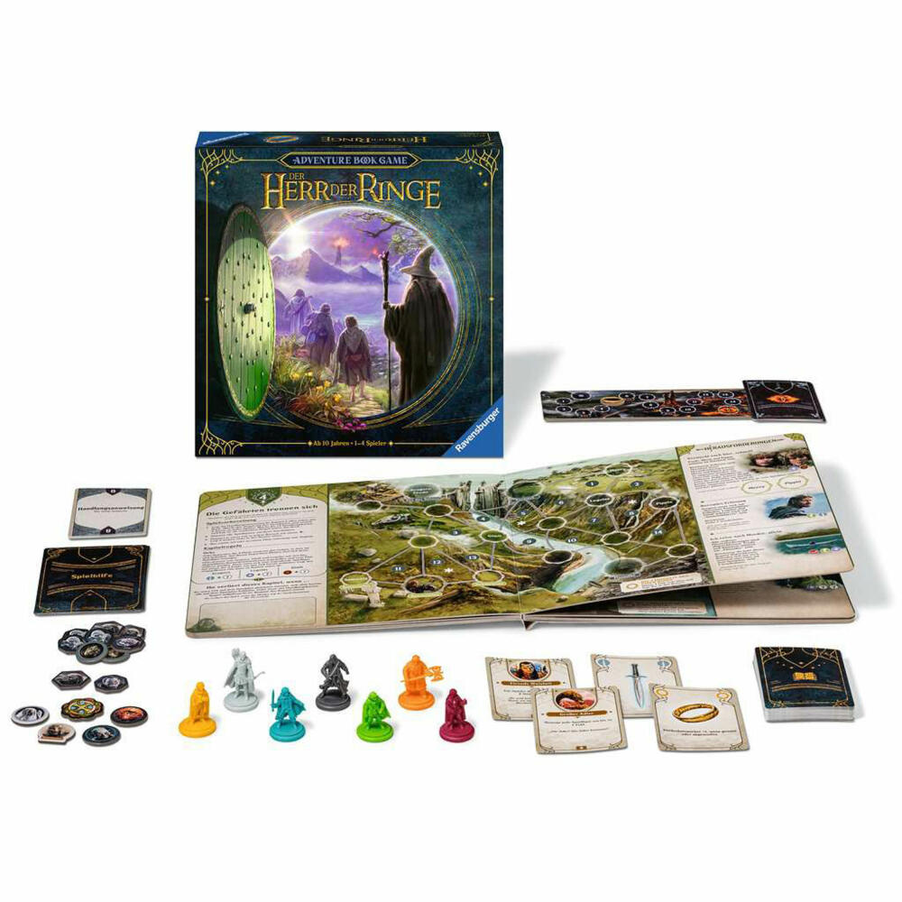Ravensburger Der Herr der Ringe - Adventure Book Game, Strategiespiel, Gesellschaftsspiel, ab 10 Jahren, 27533