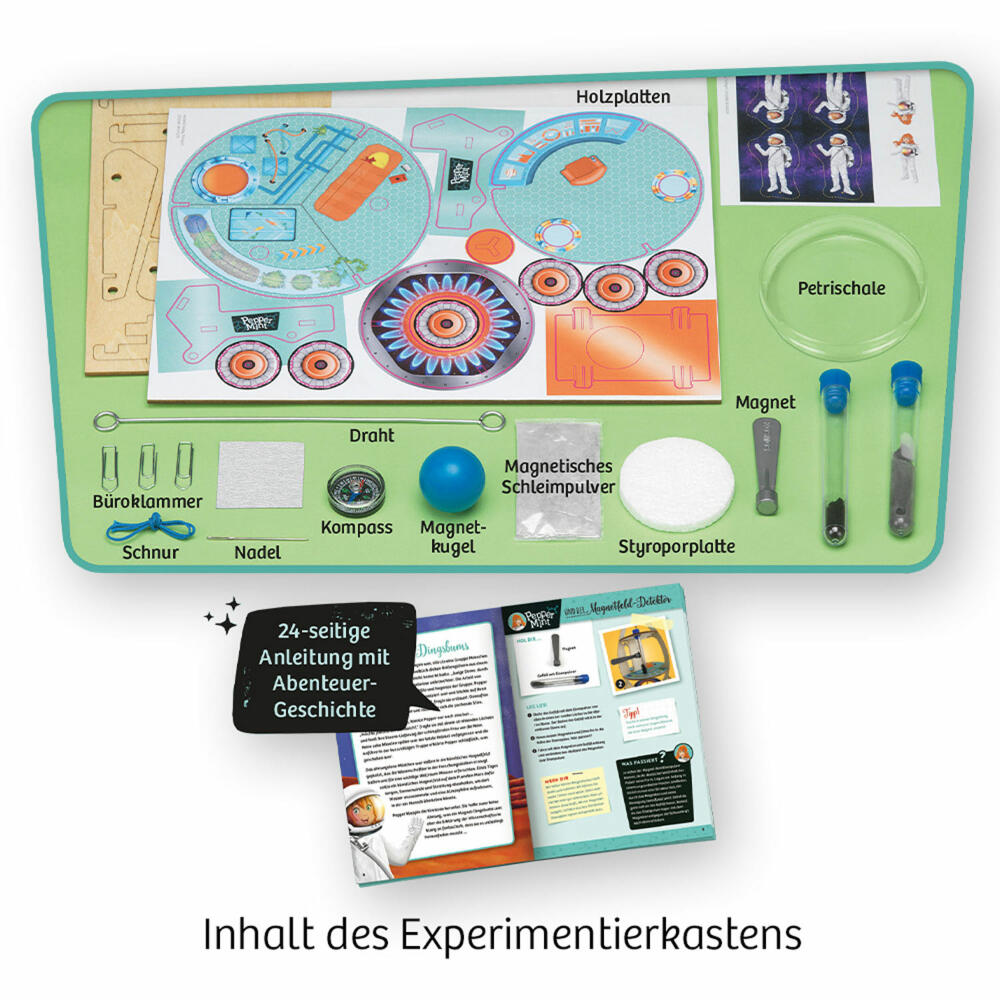 KOSMOS Pepper Mint und das Mars-Abenteuer, Experimentierkasten, Spiele, ab 7J, 606077
