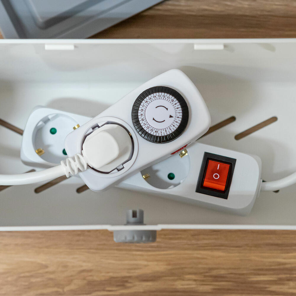 reer CableGuard Kabelbox, für Steckdosenleisten, Kindersicherung, Kinder Sicherung, 78020