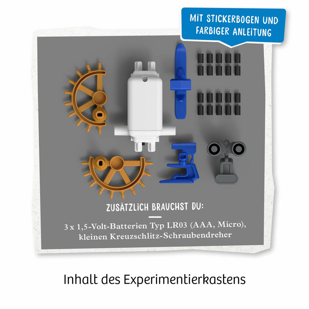 KOSMOS ReBotz - Rusty der Crawling-Bot, Roboter, Experimentierkasten, Bots, Spielzeug, 602574