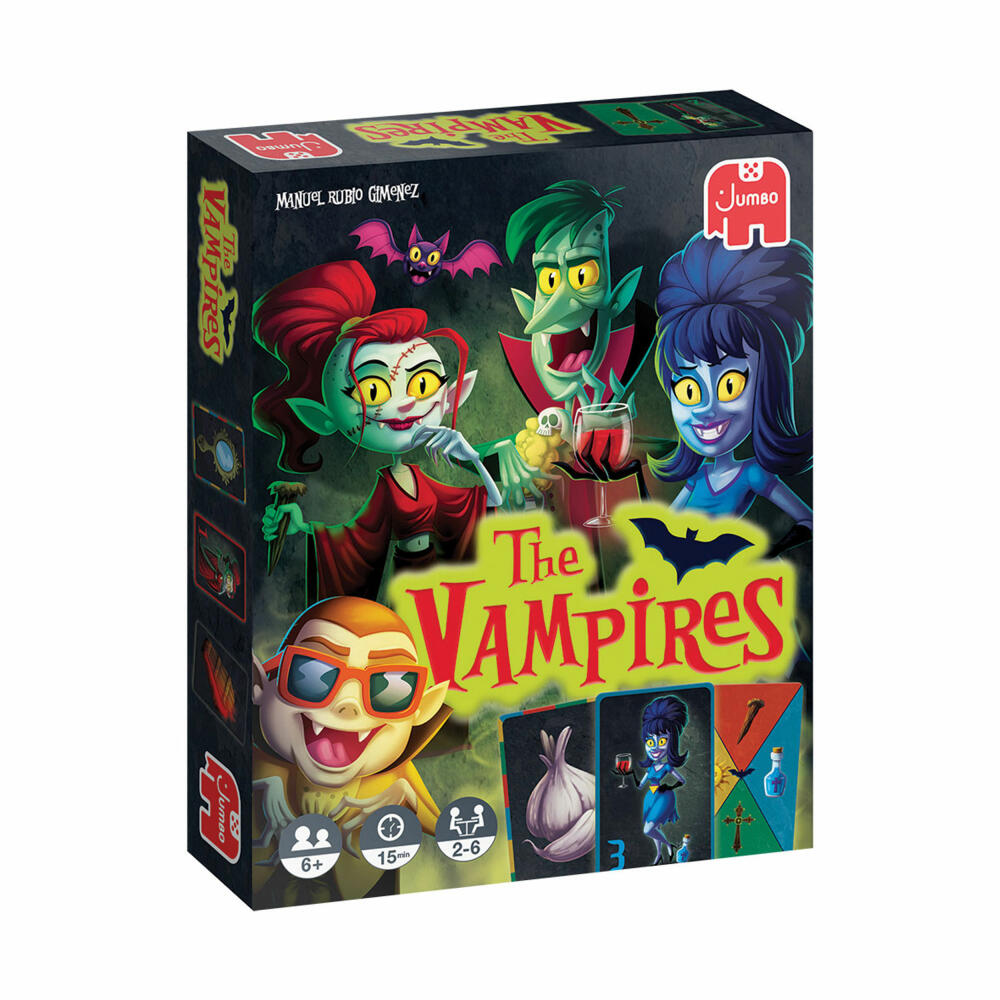 Jumbo Games The Vampires, card game, board game, family game, children's game, from 6 years, 19822