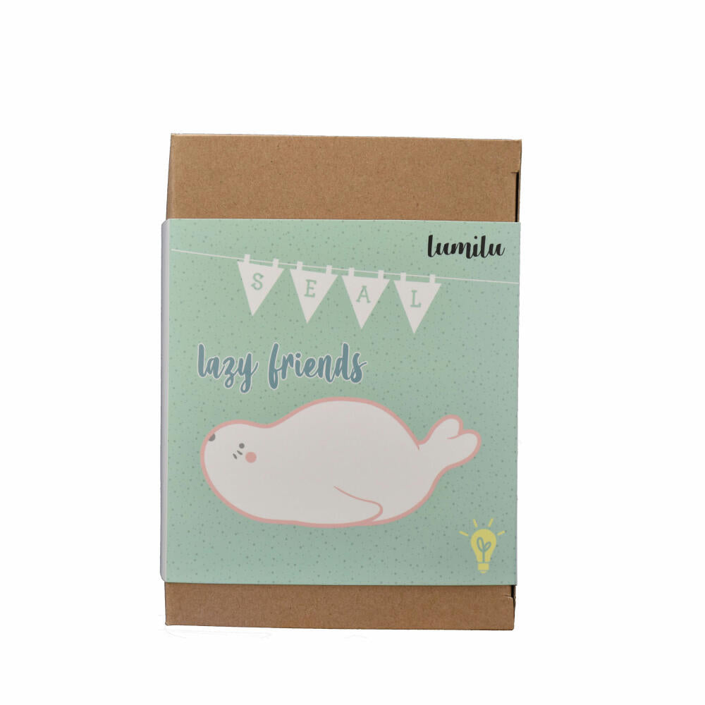 reer lumilu Lazy Friends Seehund, Nachtlicht, Schlummerlicht, Beruhigungslicht, LED, mit Timer, 52240