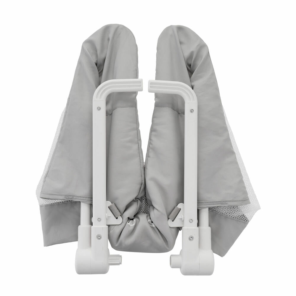 reer ByMySide XL Bettgitter, Rausfallschutz für Bett, Bettschutzgitter, Schutzgitter, mit Abklappfunktion, Länge 150 cm, 45020