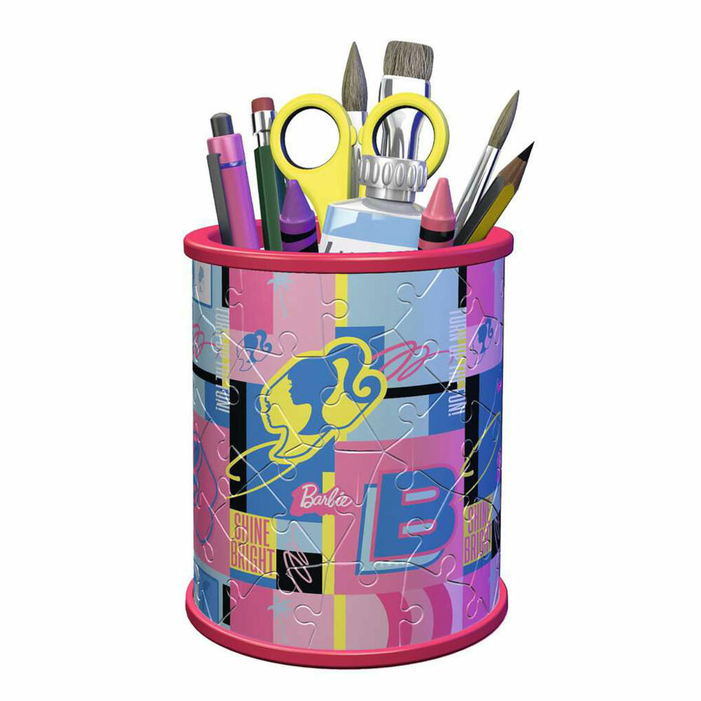 Ravensburger Utensilo Barbie, 54 pieces, 3D puzzle, pencil holder, organizer, from 6 years, 11585