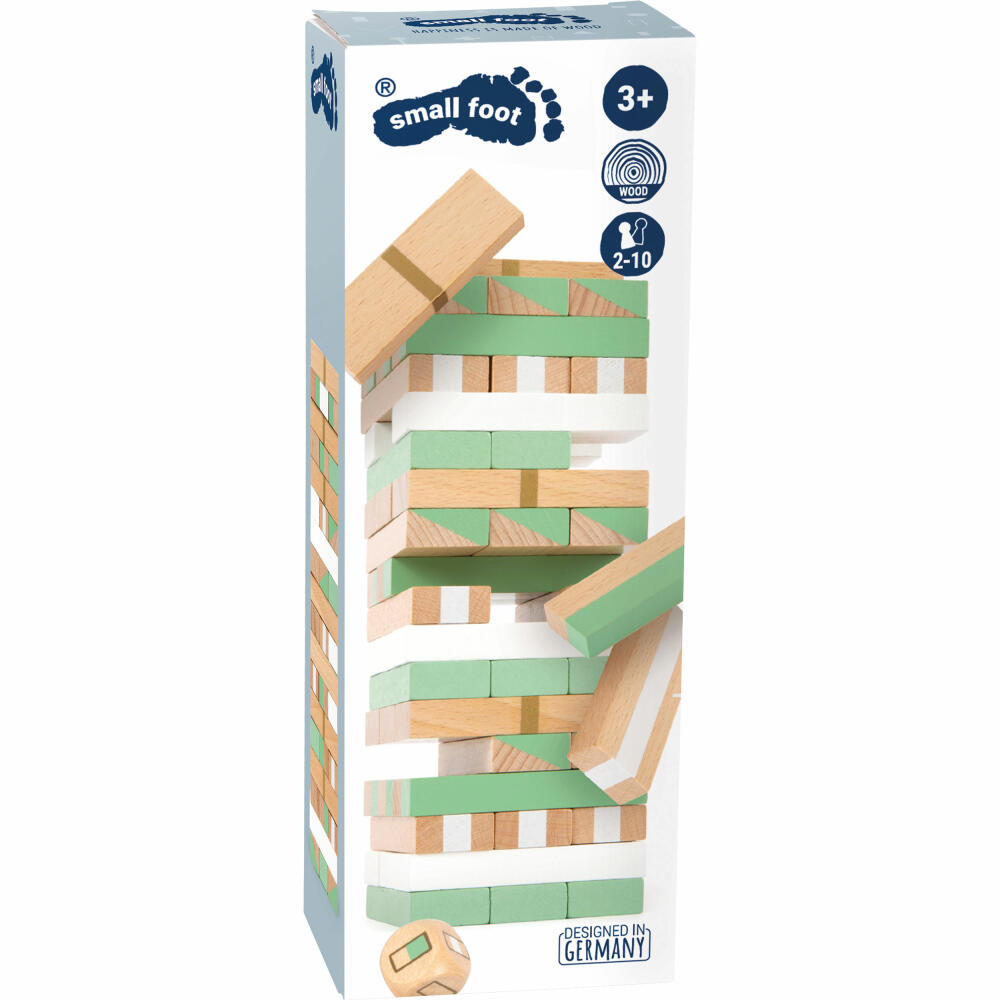 Legler small foot Wackelturm Gold Edition, Gesellschaftsspiel, Spiele Klassiker, 12217