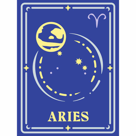 Ravensburger CreArt Zodiac Sign Aries, Painting by Numbers, Painting Set, Coloring Page, Painting, 23736