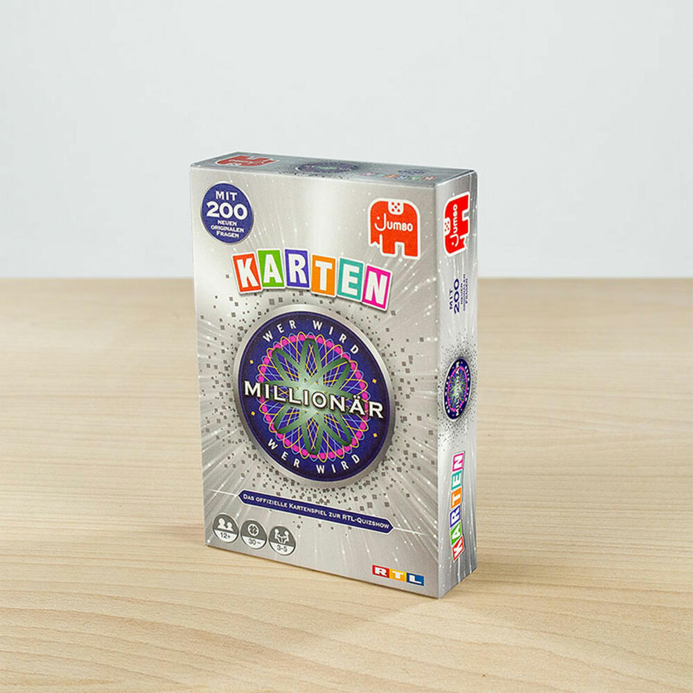 Jumbo Games Who Wants to Be a Millionaire? Card game, knowledge game, quiz game, quiz game, board game, guessing game, 19777