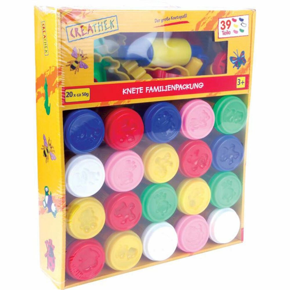 Creathek Clay Super Pack 1140 g with accessories