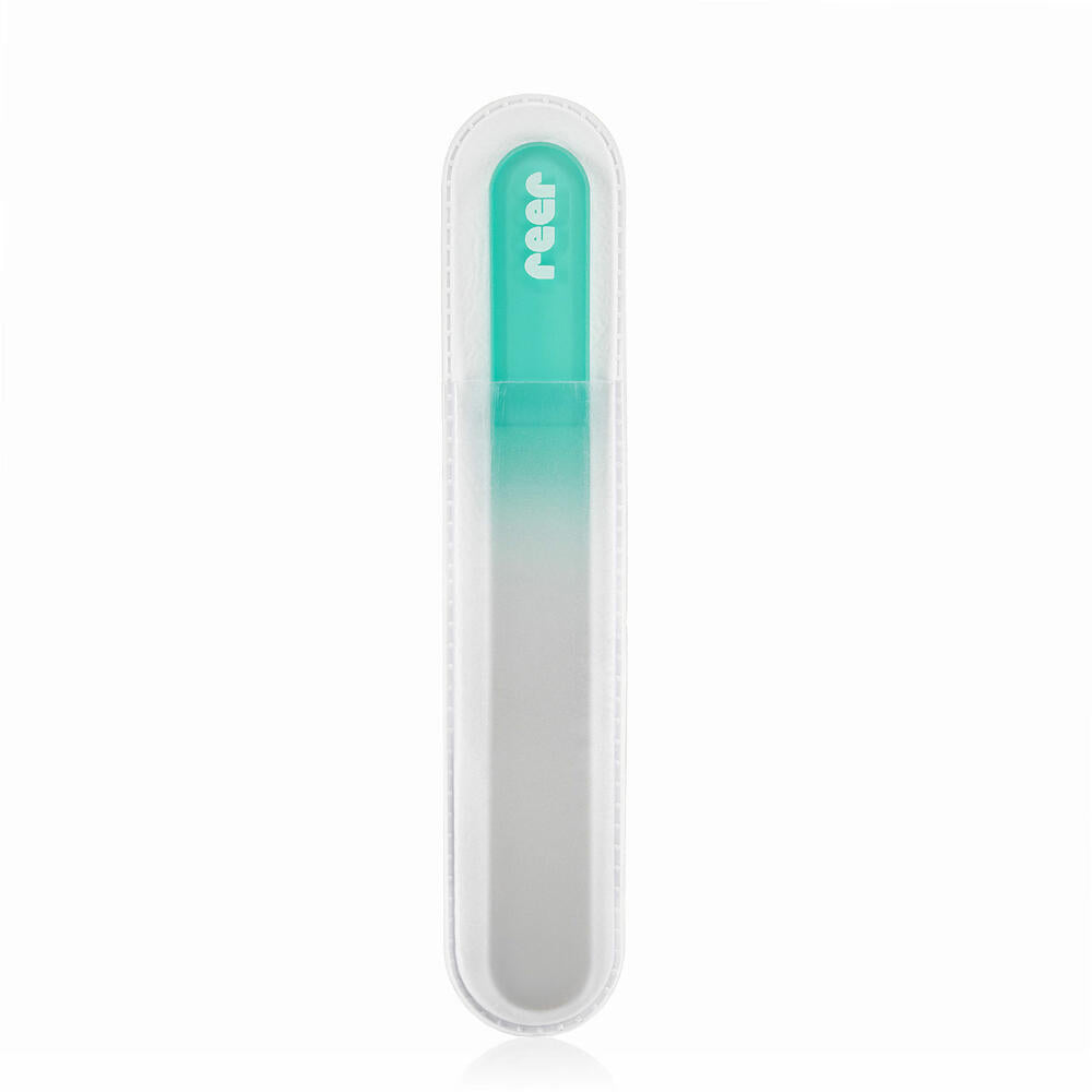 reer PremiumCare Baby Glas-Nagelfeile, Nagelpflege, Nagel Feile, Glasfeile, Kinder, 81043