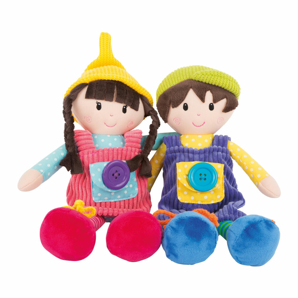 Legler rag dolls Noah & Emma