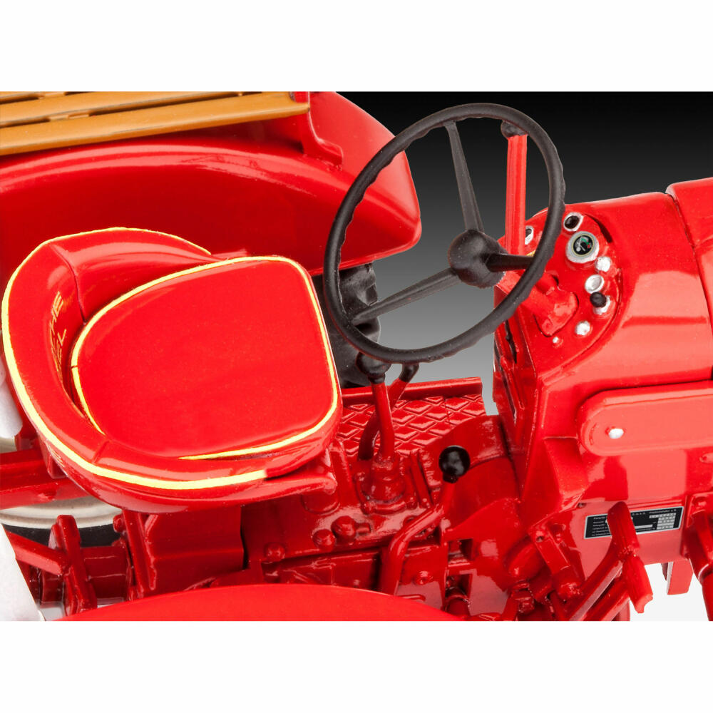 Revell Bausatz Porsche Junior 108 Farming Simulator Edition, Traktor, Modellbausatz, Easy Click System, ohne Kleben, 76 Teile, ab 10 Jahre, 07823