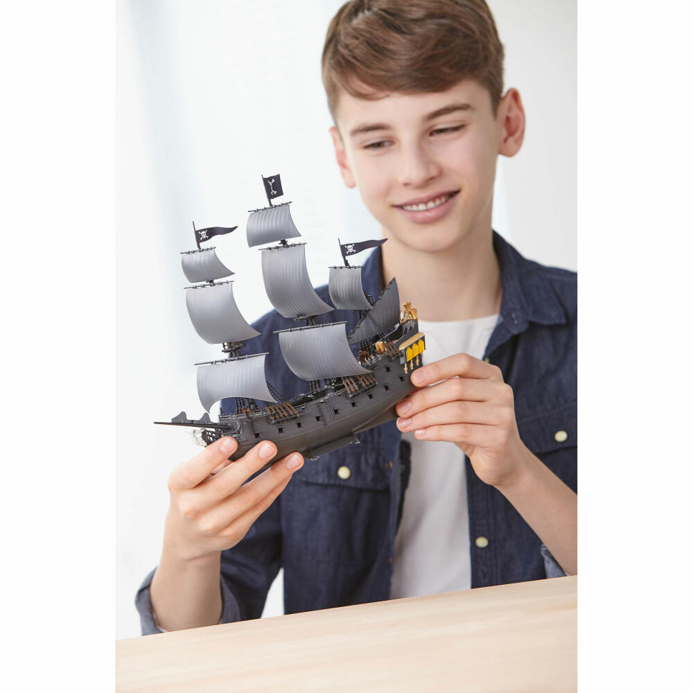 Revell Modellbausatz Black Pearl, Schiff, Easy Click System, ohne Kleben, 112 Teile, ab 10 Jahren, 05499