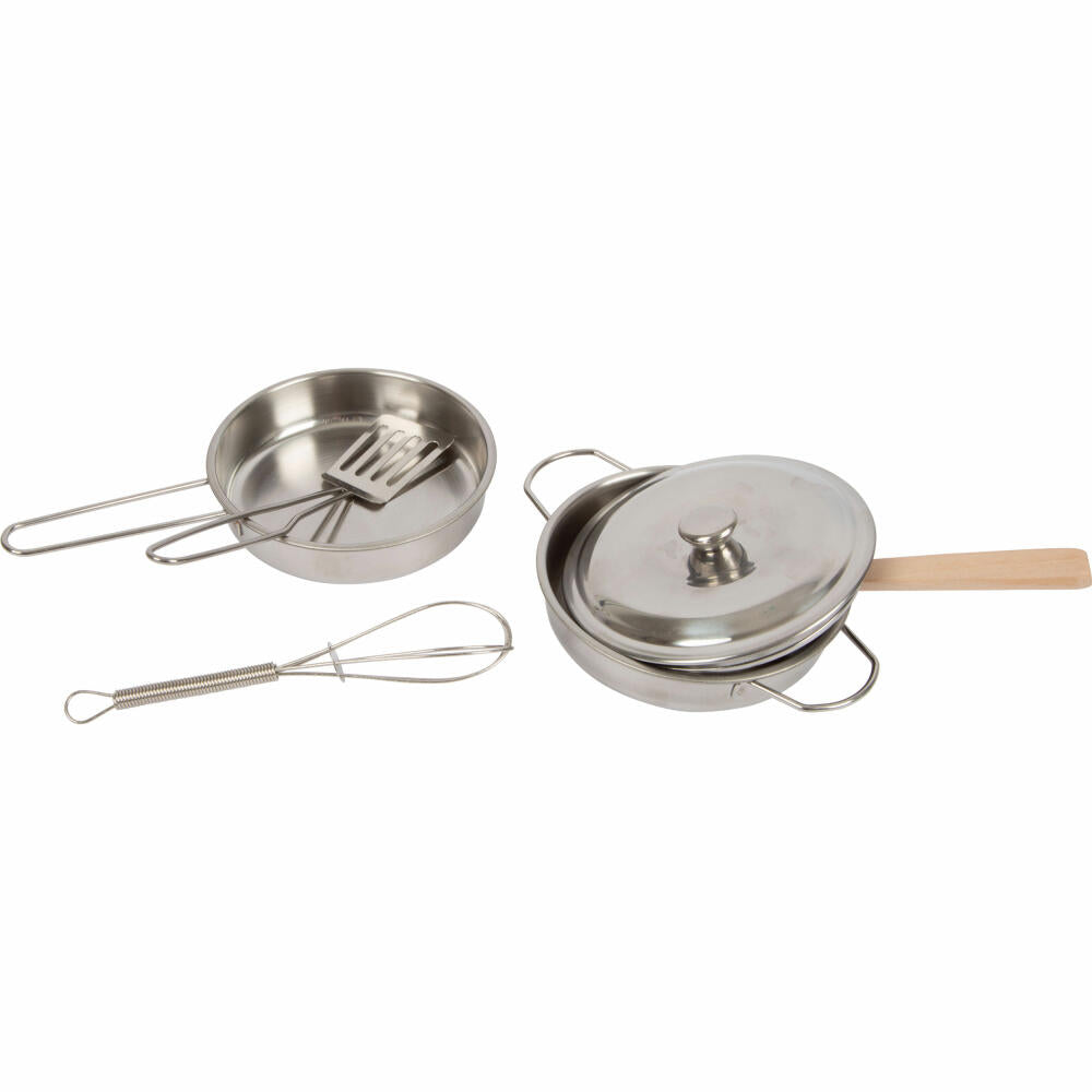 Legler small foot Kochset mit Schürze, 8-tlg., Kinderschürze, Kochlöffel, Kinderküche, Zubehör, 11966