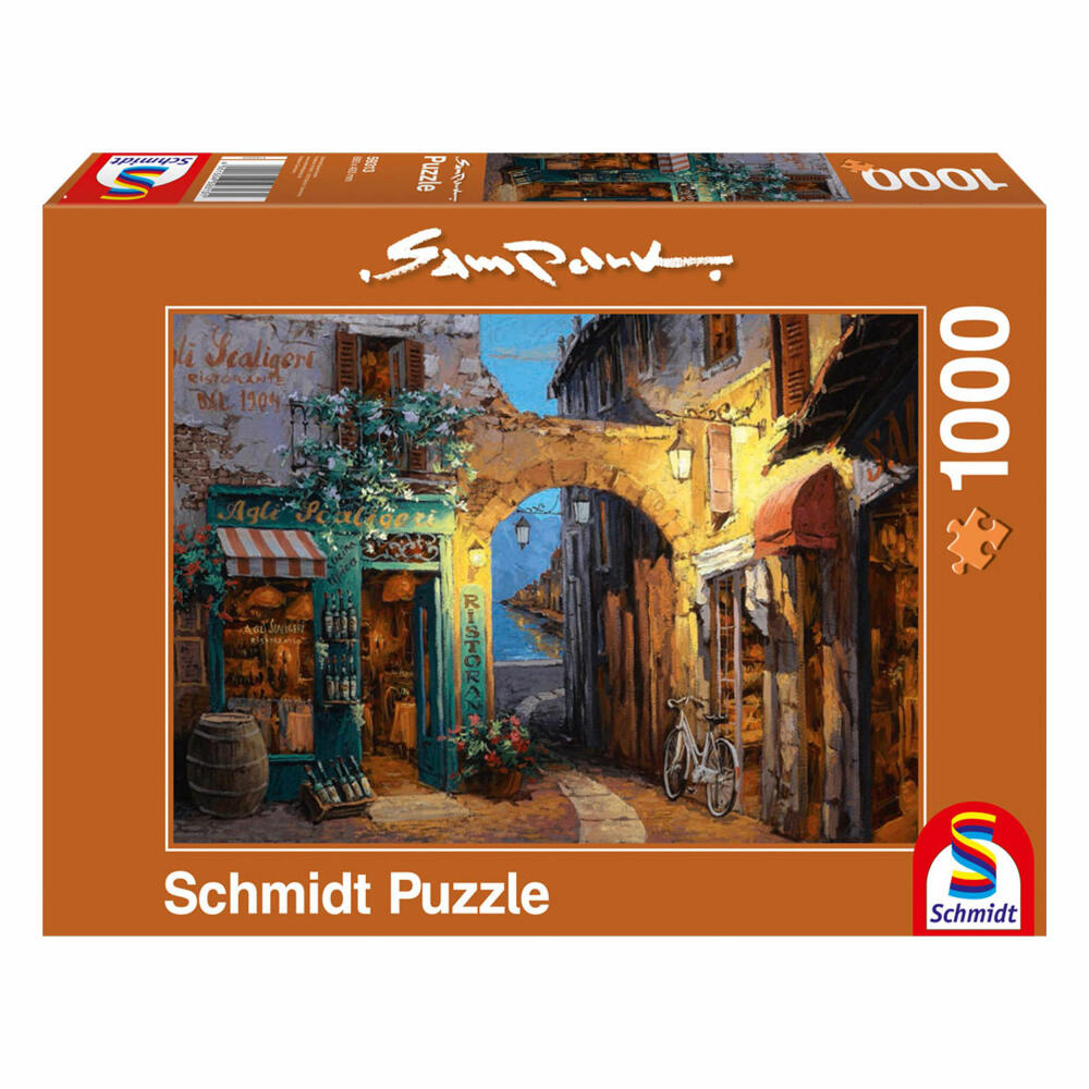 Schmidt Spiele Gässchen am Comer See, Puzzle, Erwachsenenpuzzle, Sam Park, 1000 Teile, 59313