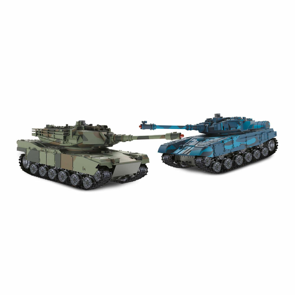 Revell Control RC Battle Set Battlefield Tanks, 2-piece, remote-controlled tanks, toy, ages 8 and up, 24438